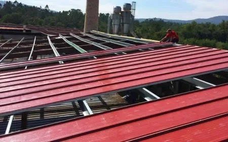 construcción de tejados para naves industriales en Soria